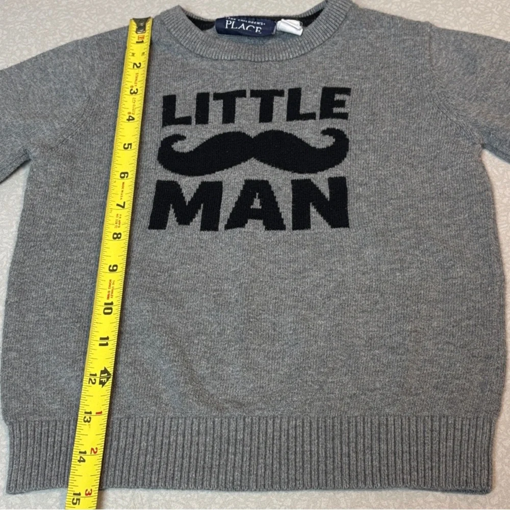 The Children's Place Gray Little Man Sweater